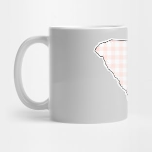 USA States: South Carolina (pink plaid) Mug